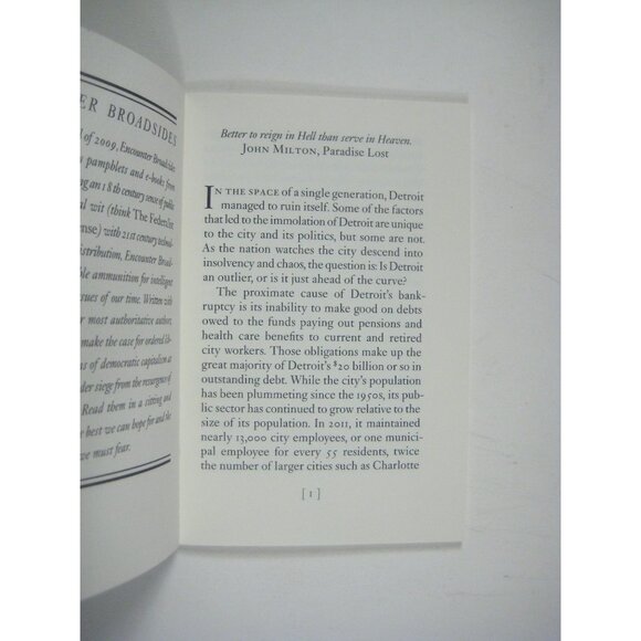 What Doomed Detroit By Kevin D Williamson Paperback Book - Picture 3 of 7